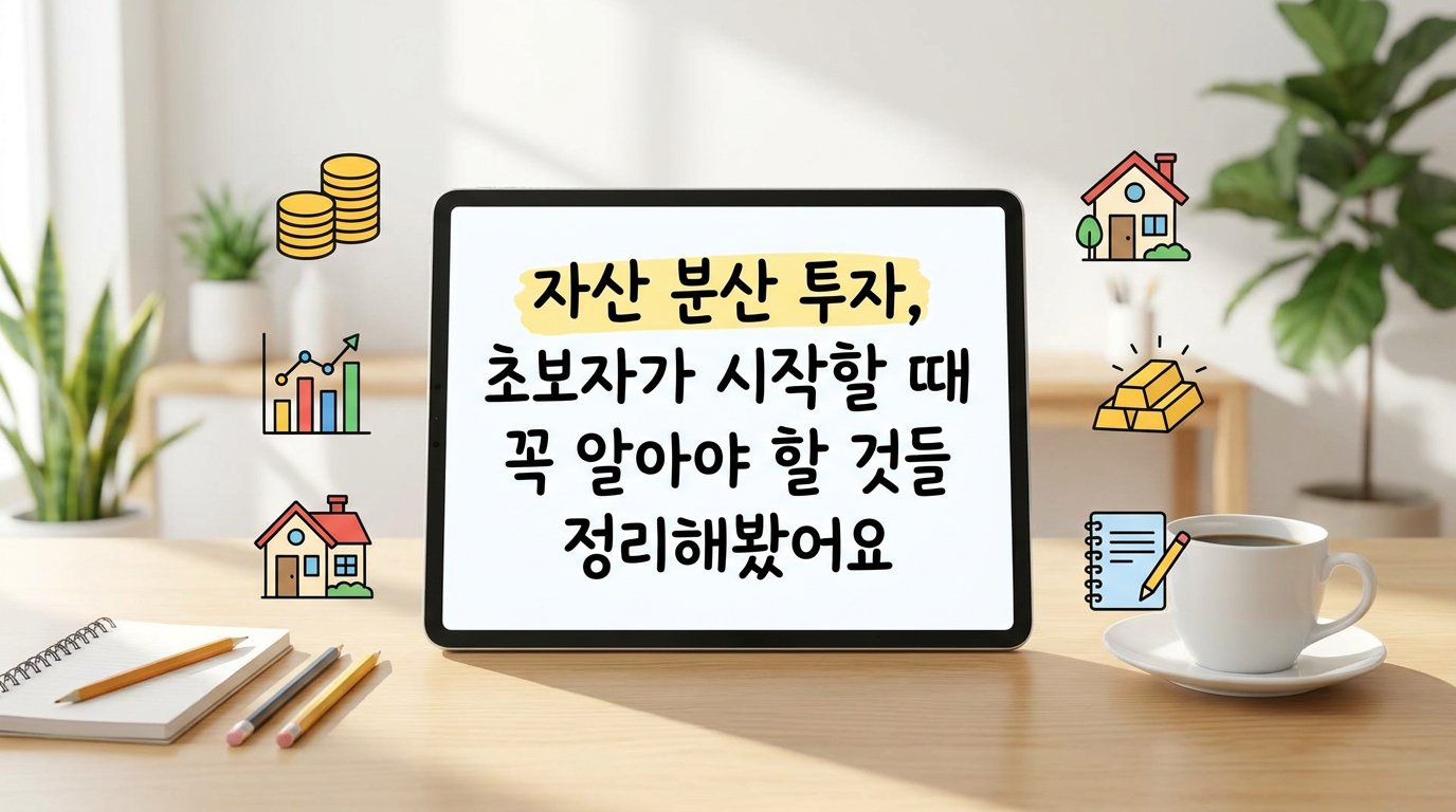 자산 분산 투자, 초보자가 시작할 때 꼭 알아야 할 것들 정리해봤어요