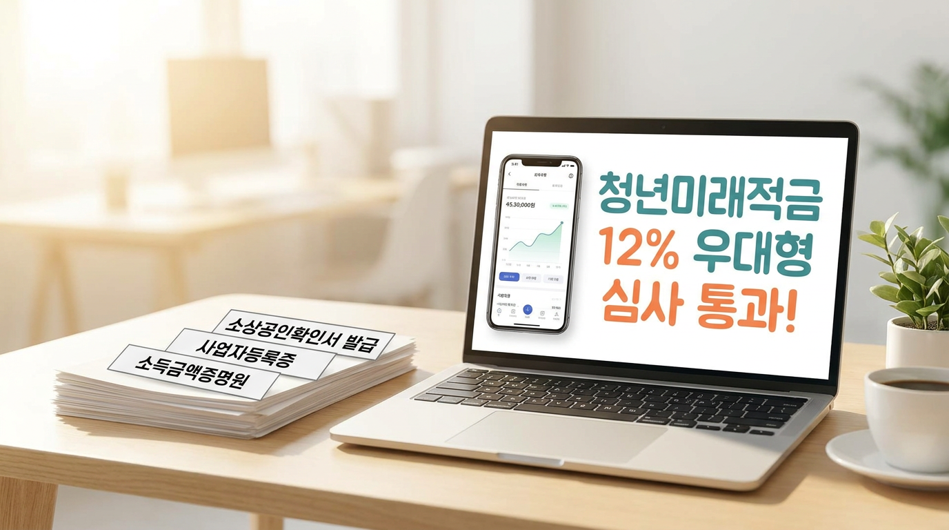 청년미래적금 소상공인확인서 발급 개인사업자라면 청년미래적금 12% 우대형 심사에서 무엇을 보나
