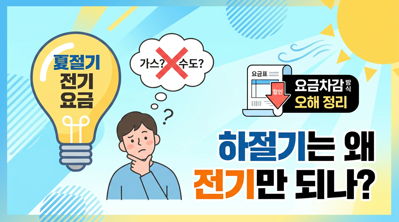 하절기는 왜 전기만 되나, 요금차감 방식 오해 정리