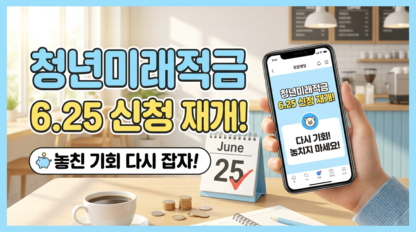 신청일 놓쳤다면 29일부터 청년미래적금 은행 앱에서 다시 접수에서 보는 청년미래적금 6월 25일 신청 대상