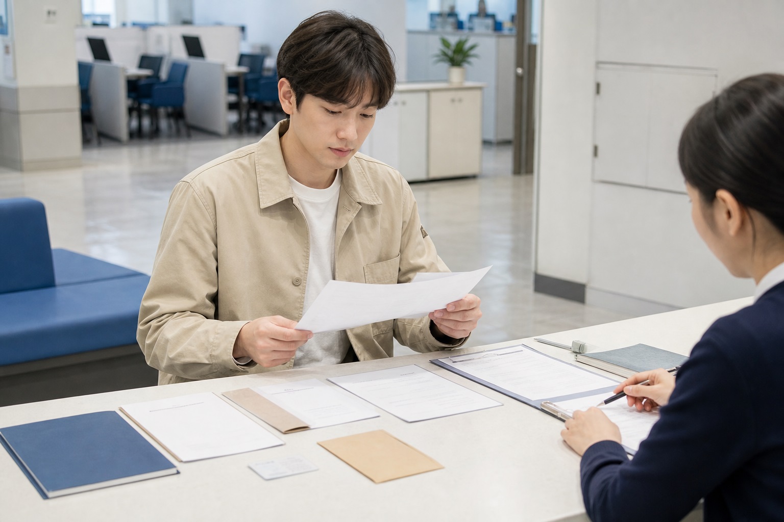 신청서류 체크리스트 내용을 설명하는 관련 이미지