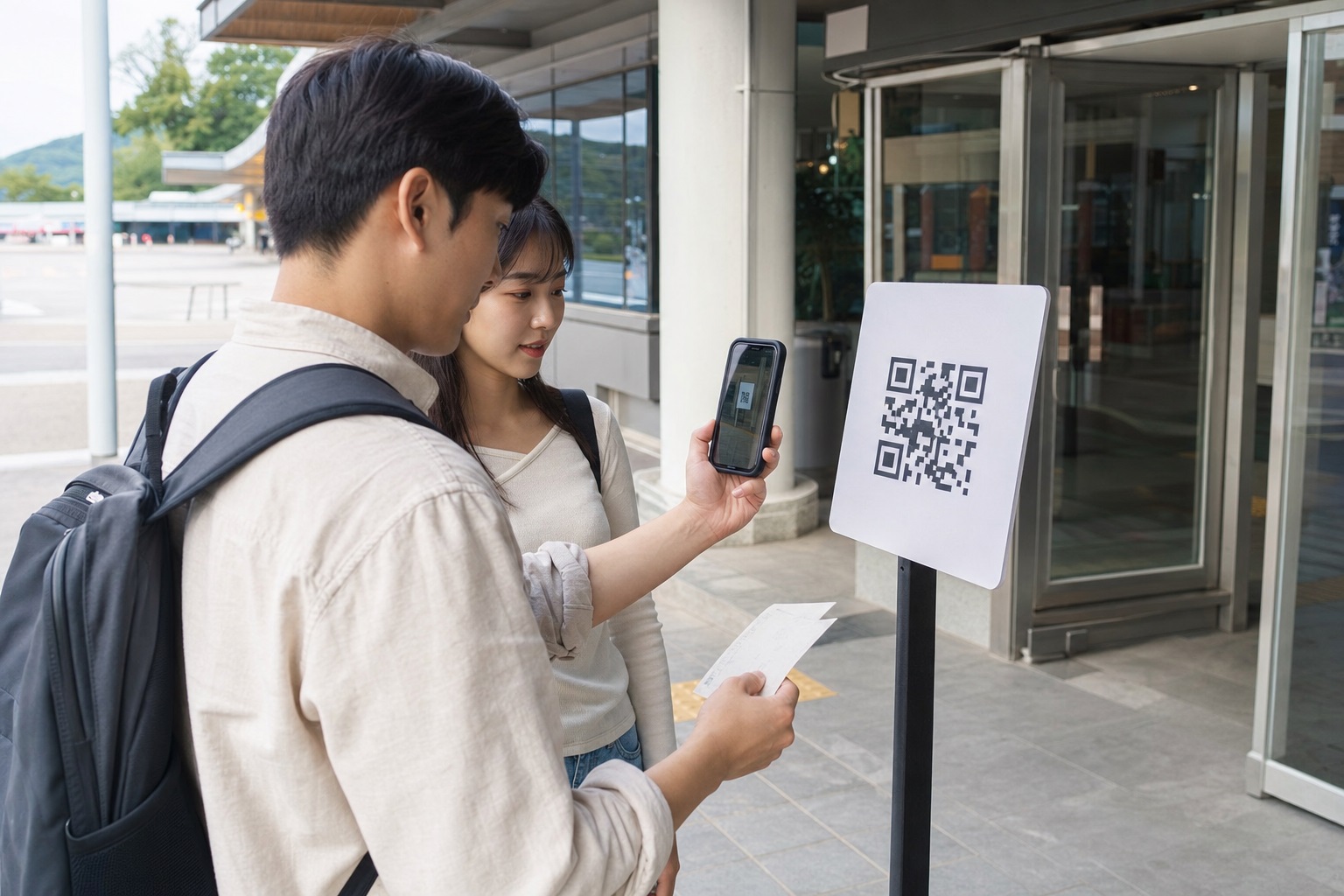 QR 방문인증은 언제 필요하고 아무 QR이나 가능한가 내용을 설명하는 관련 이미지
