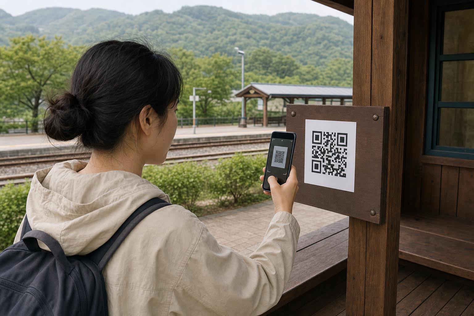 코레일톡 QR 방문인증은 어떻게 진행하나 내용을 설명하는 관련 이미지
