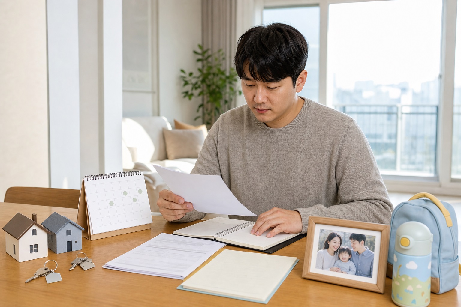 자녀와 주소가 다를 때 먼저 확인할 세 가지 내용을 설명하는 관련 이미지