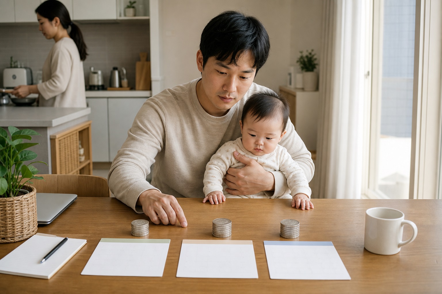 상황별 사례로 예상 지급액을 비교해 보기 내용을 설명하는 관련 이미지