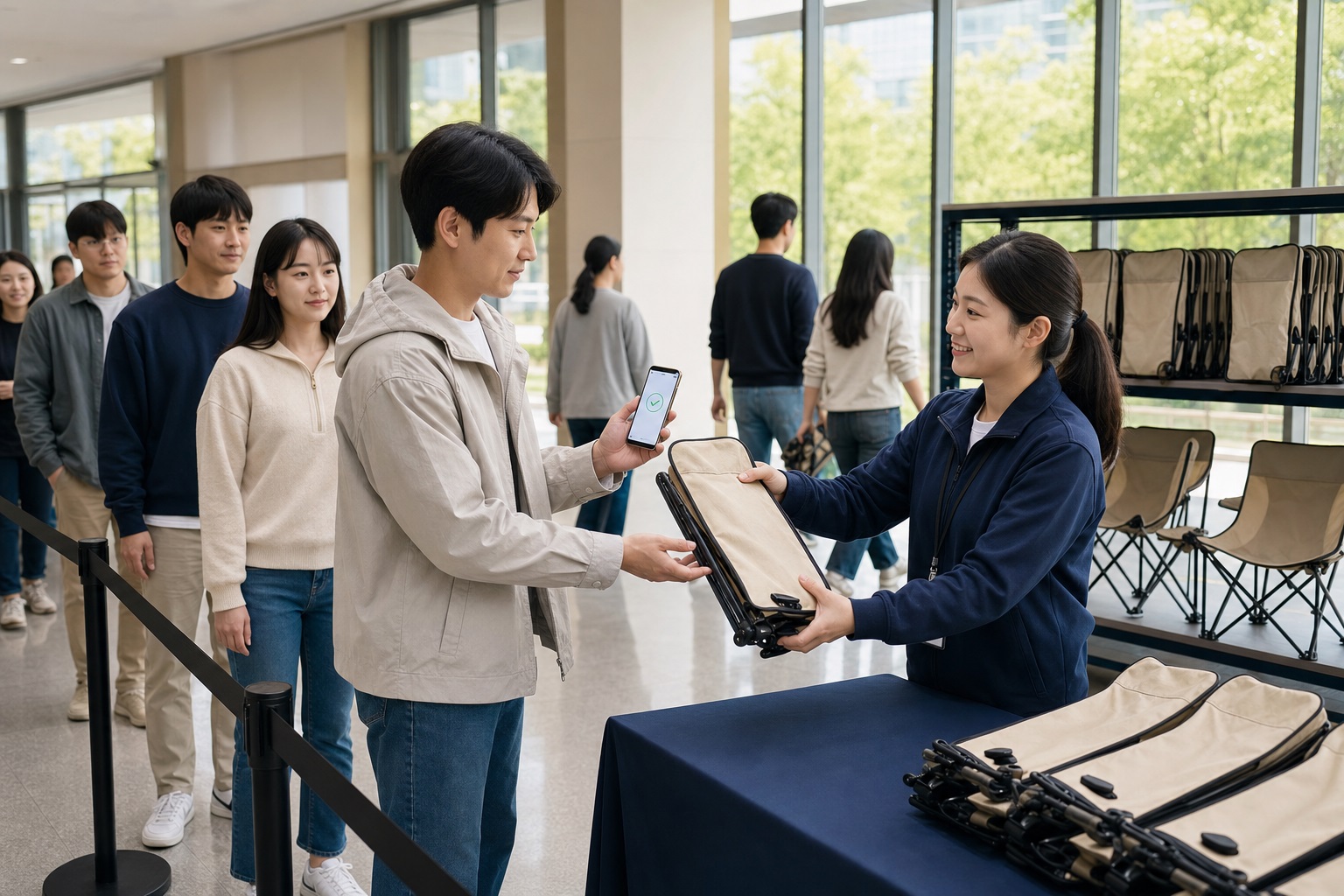 선착순 4,000명과 주차별 ID당 1회의 정확한 의미 내용을 설명하는 관련 이미지