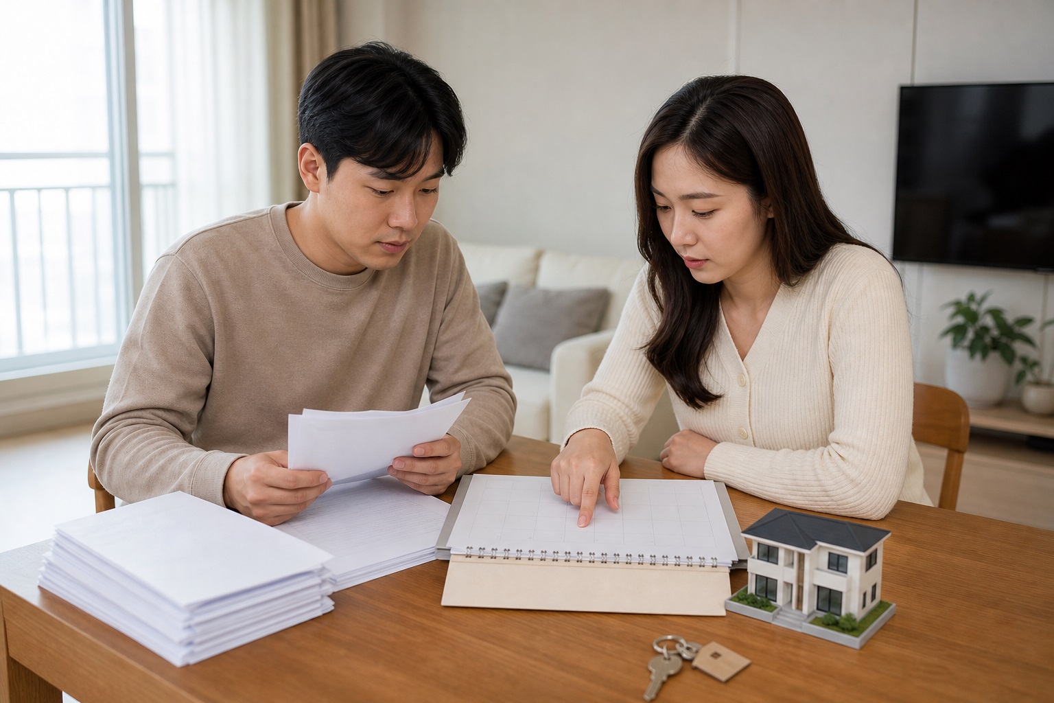 의왕시 1개월 거주와 무주택세대구성원 확인하기 내용을 설명하는 관련 이미지