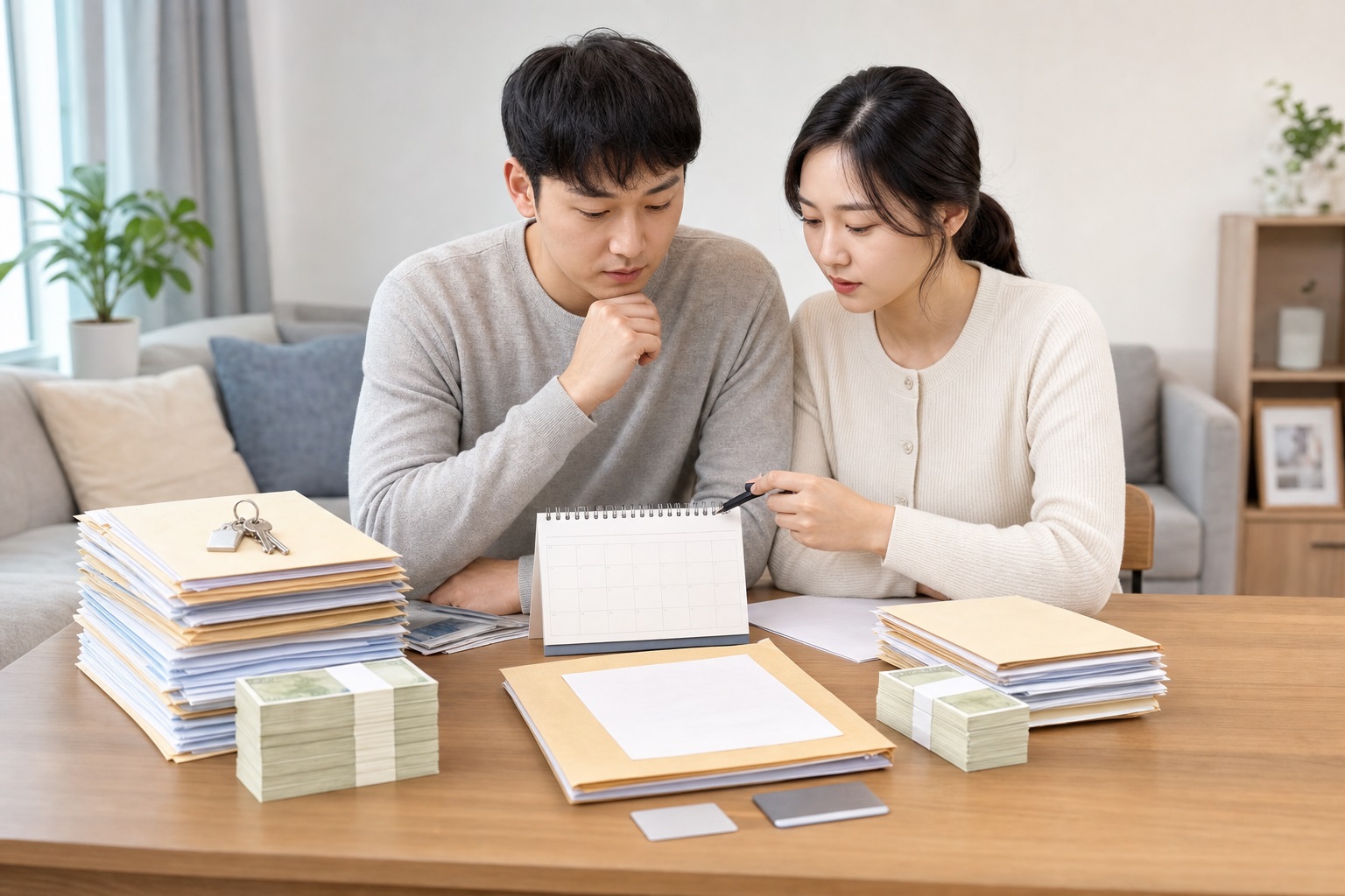 100만원과 50만원이 갈리는 거주 조건 내용을 설명하는 관련 이미지