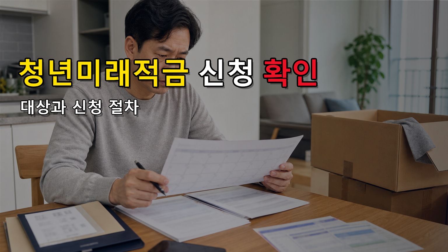 심사 통과 후 계좌개설 기간 놓치면 청년미래적금 신청은 어떻게 될까 · 청년미래적금 소상공인확인서 갈아타기 기준 관련 핵심 정보를 상징적으로 보여주는 썸네일 이미지