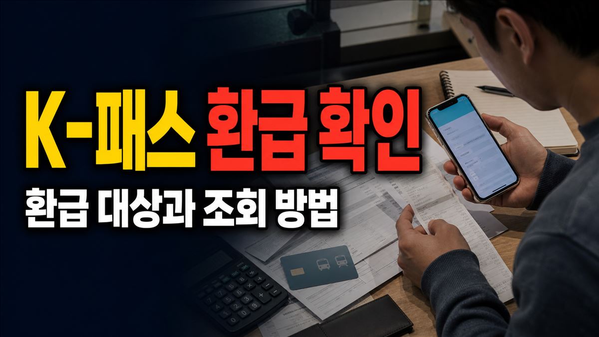 K-패스 저소득 83.3% 환급 나도 적용될까? MY 정보 확인 필요 관련 핵심 정보를 상징적으로 보여주는 썸네일 이미지