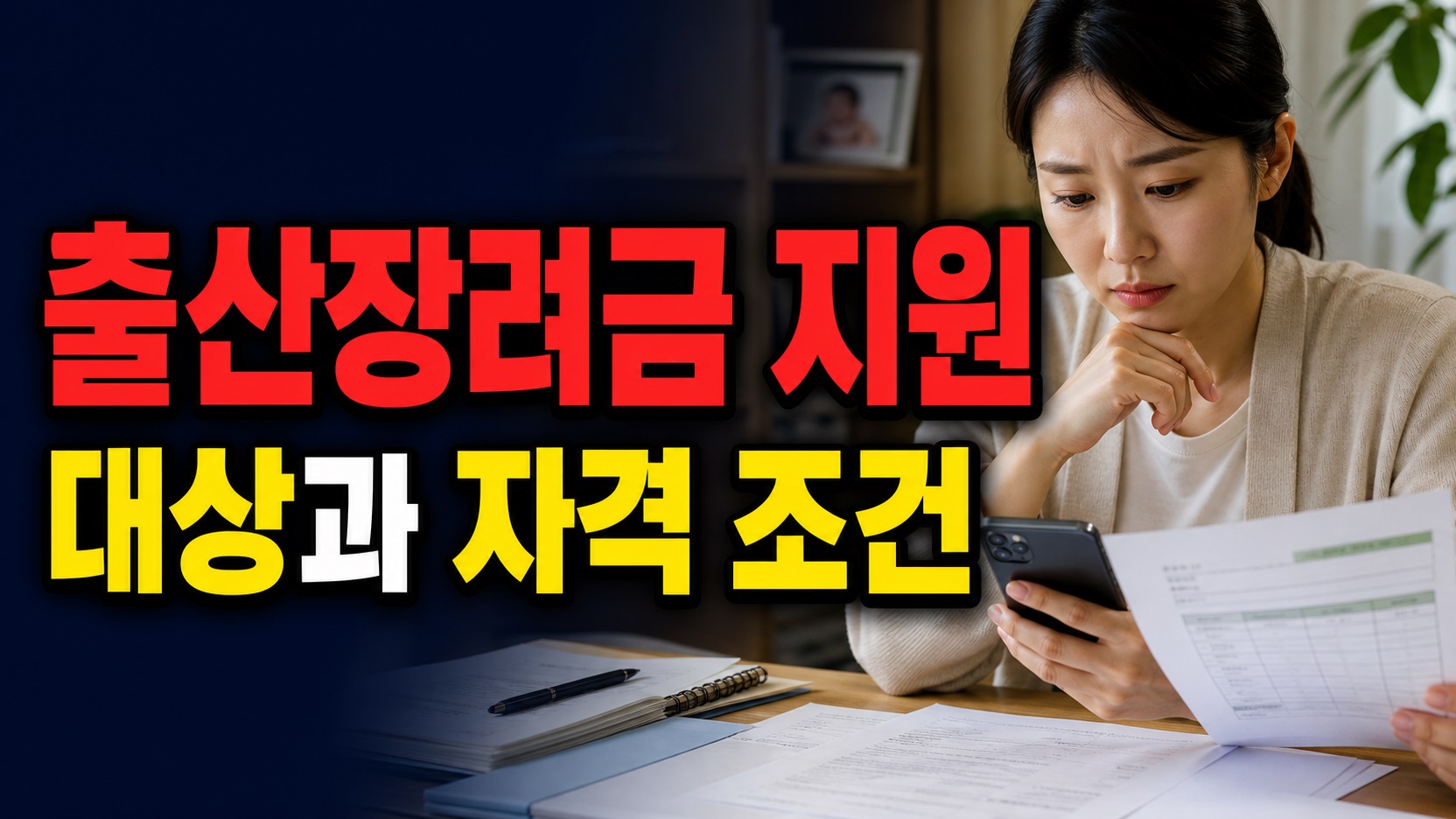 출산장려금 지원에서 가장 많이 헷갈리는 조건부터 바로잡기 관련 핵심 정보를 상징적으로 보여주는 썸네일 이미지