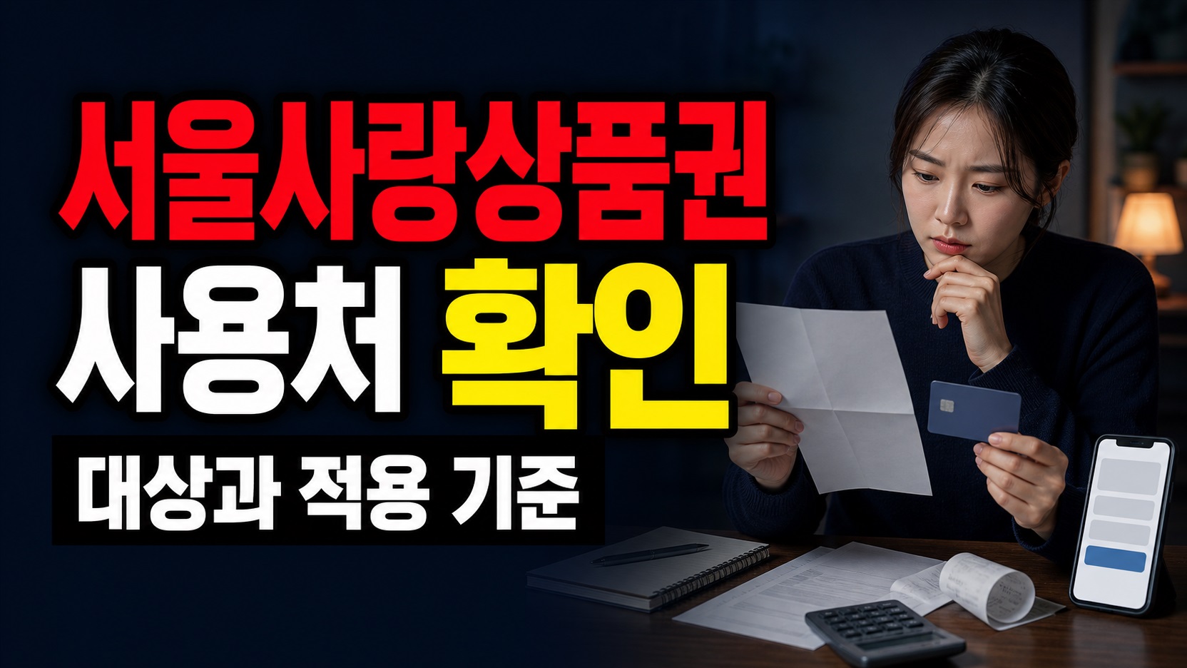 서울배달+ 땡겨요만 가능할까? 온라인 광역 서울사랑상품권 사용처와 지역 제한 관련 핵심 정보를 상징적으로 보여주는 썸네일 이미지