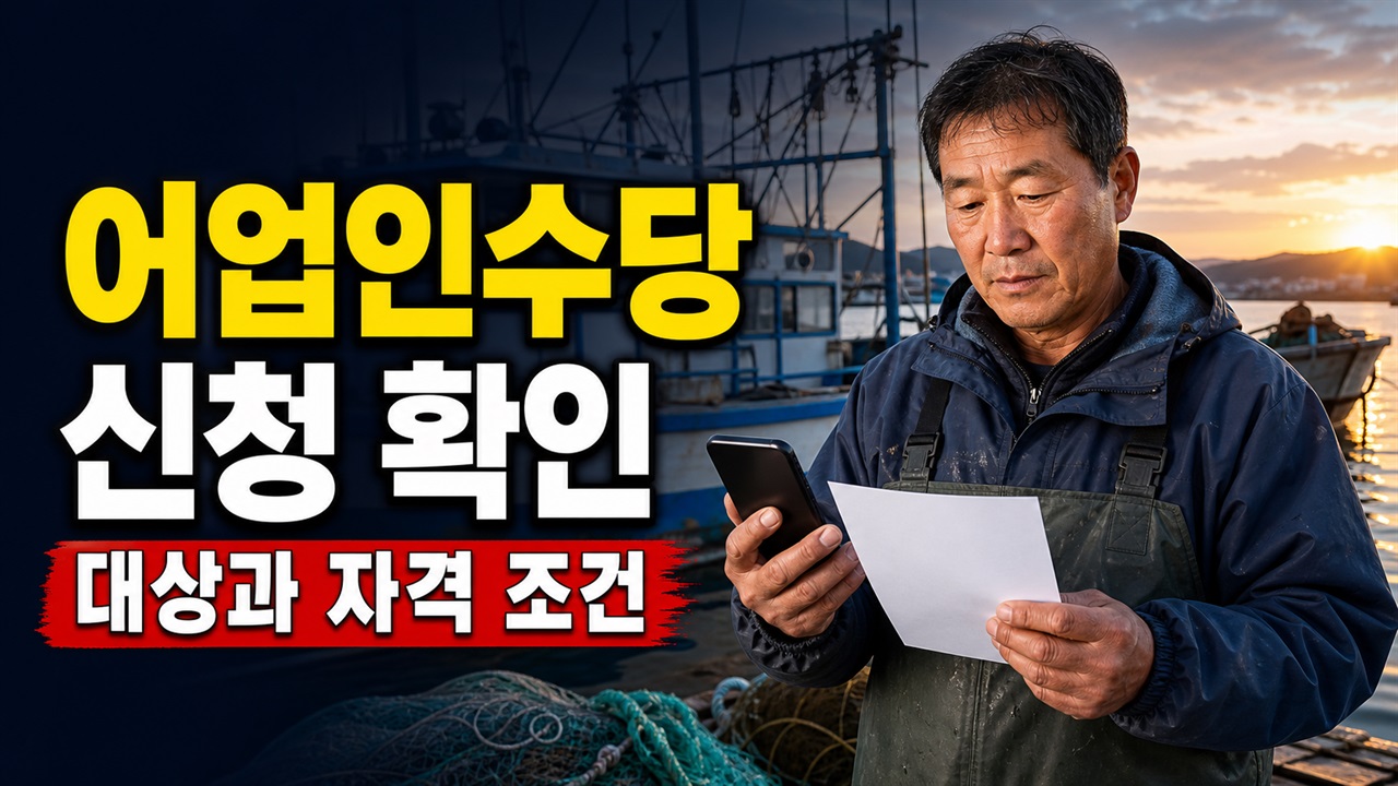 3월 접수를 놓쳤다면? 제주 어업인수당 7월 신청 가능 여부와 문의처에서 보는 제주특별자치도 어업인수당 지원사업 관련 핵심 정보를 상징적으로 보여주는 썸네일 이미지