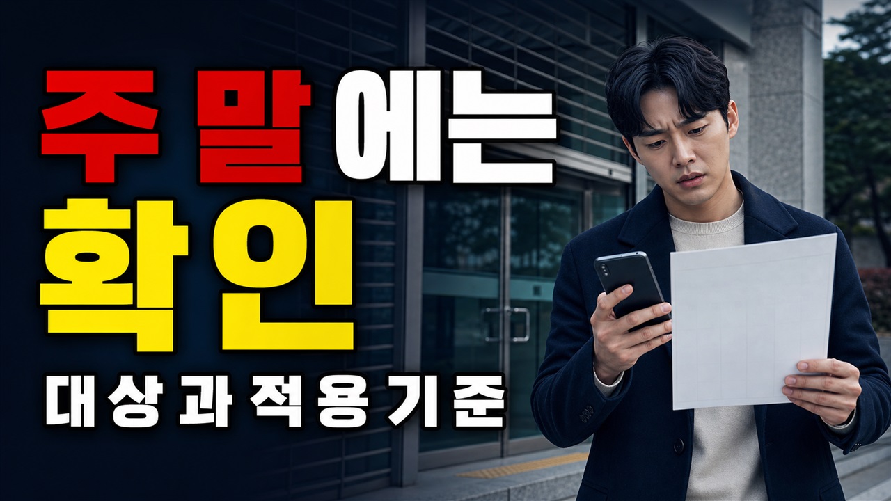 주말에는 안 열린다…청년미래적금 계좌개설 마감일 계산할 때 주의할 점 관련 핵심 정보를 상징적으로 보여주는 썸네일 이미지