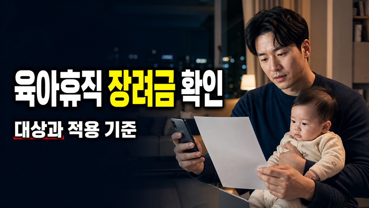 영종구 월 50만원 아빠 육아휴직 장려금, 6+6 대상이면 중복될까? 관련 핵심 정보를 상징적으로 보여주는 썸네일 이미지
