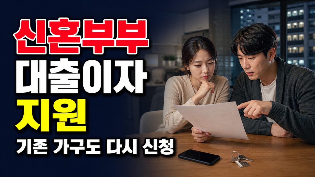 의왕시 신혼부부 대출이자 지원, 기존 가구도 다시 신청해야 하나? 2026년 혼인신고자는 올해 대상 제외 관련 핵심 정보를 상징적으로 보여주는 썸네일 이미지