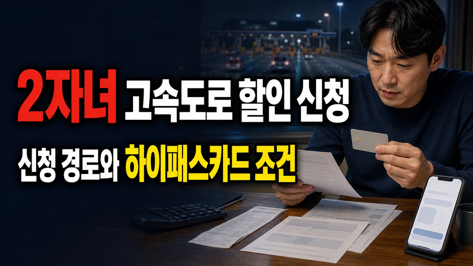 8월 10일 무엇을 등록하나…2자녀 고속도로 할인 신청 경로와 하이패스카드 조건 관련 핵심 정보를 상징적으로 보여주는 썸네일 이미지