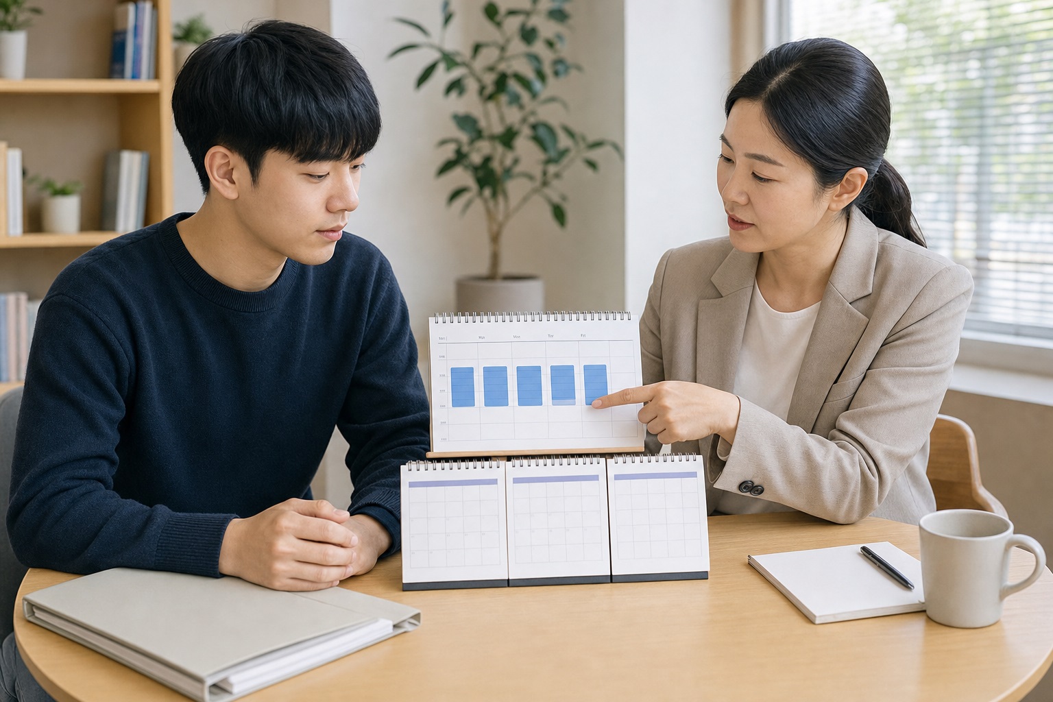 면접을 본 일자리는 주 30시간·3개월 조건을 모두 충족해야 합니다 내용을 설명하는 관련 이미지