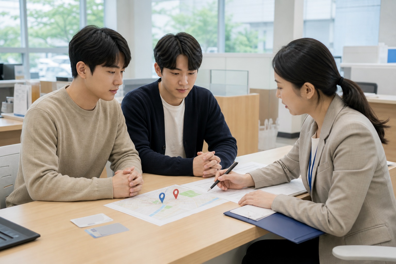병역 유형과 별도로 적용되는 구리시 거주 요건 내용을 설명하는 관련 이미지