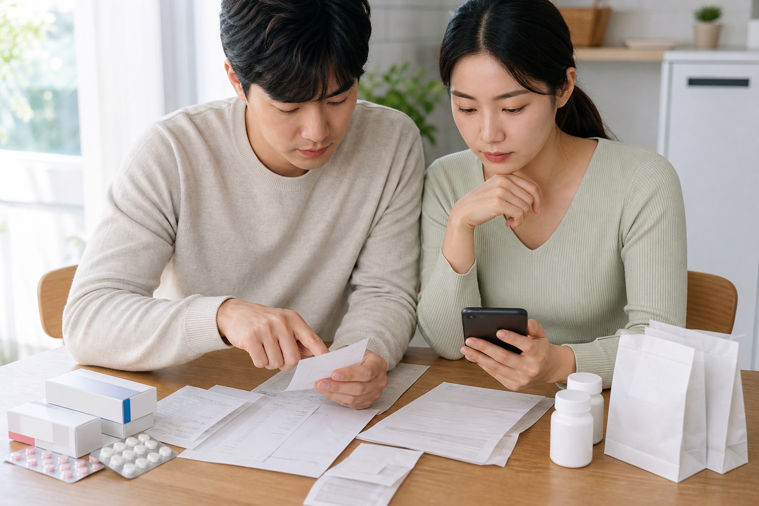 내 약제비가 지원 대상인지 빠르게 판단하는 기준 내용을 설명하는 관련 이미지