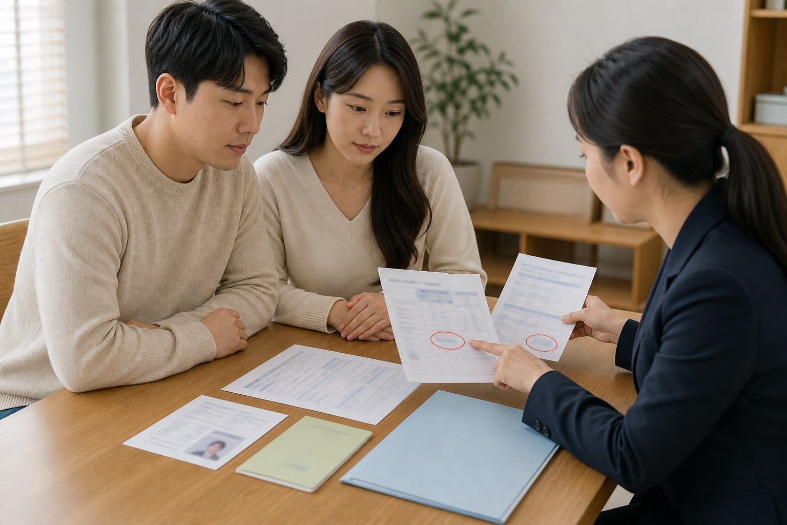 시술확인서부터 통장 사본까지 필수서류 점검 내용을 설명하는 관련 이미지