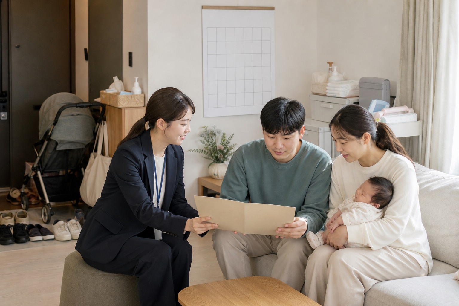 지원 대상은 180일 거주와 동일 세대를 함께 본다 내용을 설명하는 관련 이미지