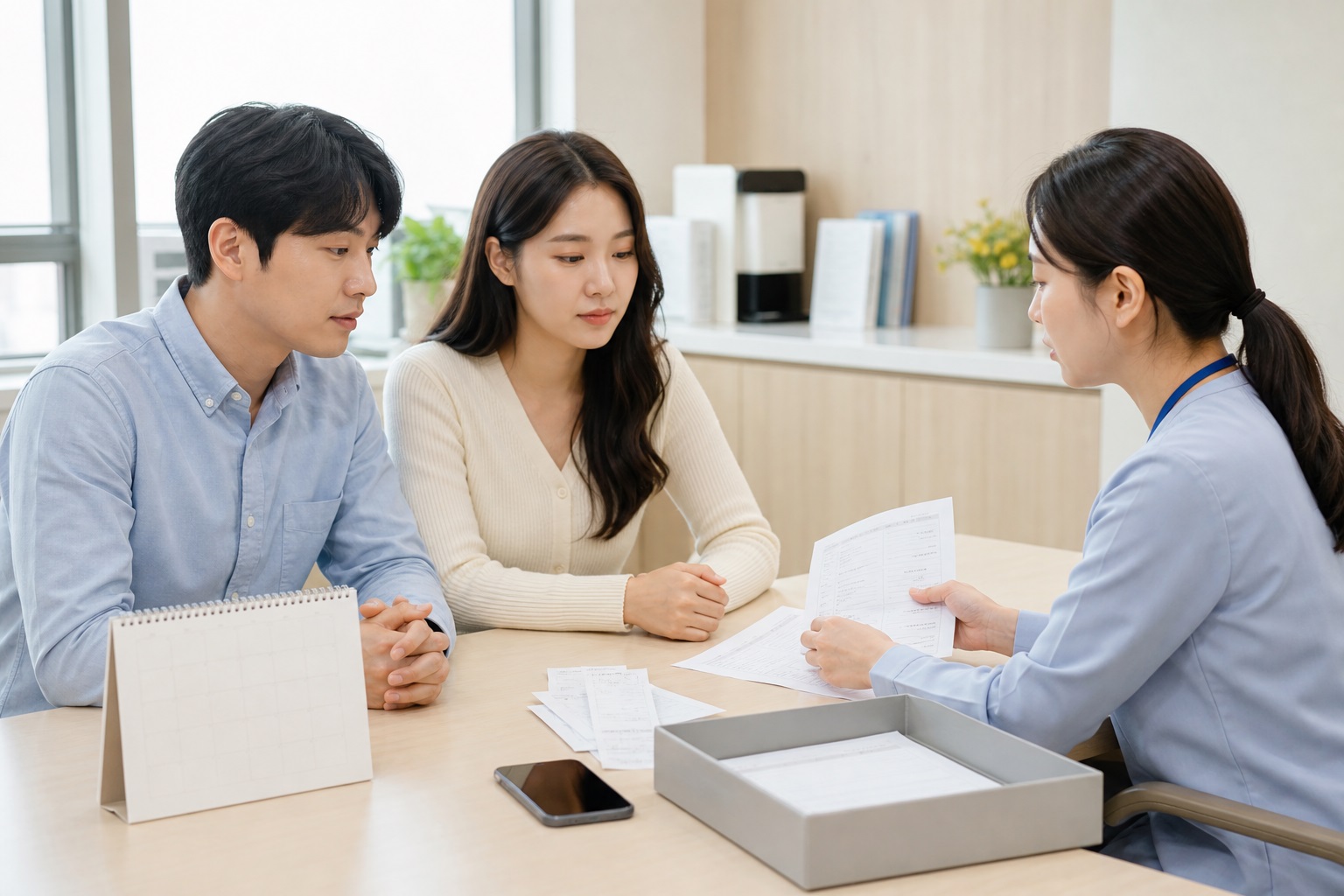 ‘상시 신청’과 ‘시술 후 1개월’은 다른 조건입니다 내용을 설명하는 관련 이미지
