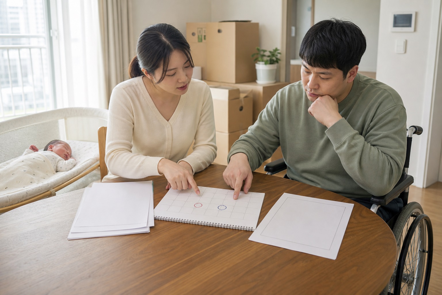 전입 시점별 경계 사례는 이렇게 확인하세요 내용을 설명하는 관련 이미지