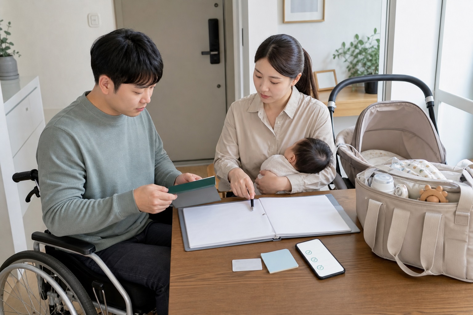 방문하기 전 준비할 사항과 체크리스트 내용을 설명하는 관련 이미지