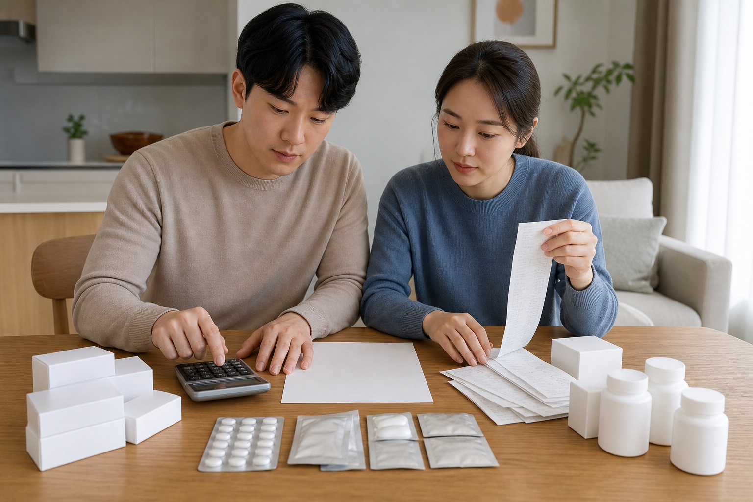 시술 유형별 상한액과 실제 남은 금액 계산법 내용을 설명하는 관련 이미지