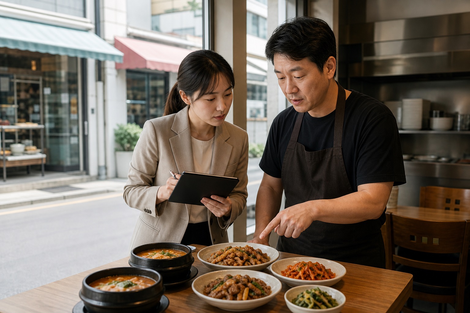 가격 기준은 인근 상권과 대표 품목을 함께 본다 내용을 설명하는 관련 이미지