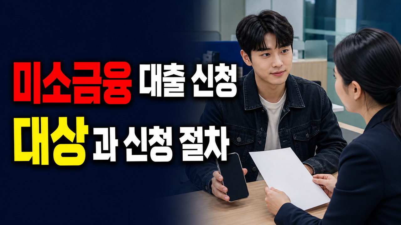1397 예약부터 지점 방문까지, 미소금융 청년 미래이음 대출 신청 순서 관련 핵심 정보를 상징적으로 보여주는 썸네일 이미지