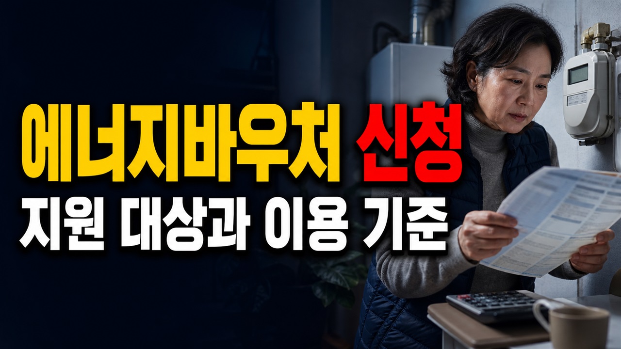 8월 3일 연탄전환 에너지바우처 신청, 보일러 교체 증빙은 무엇을 낼까 관련 핵심 정보를 상징적으로 보여주는 썸네일 이미지