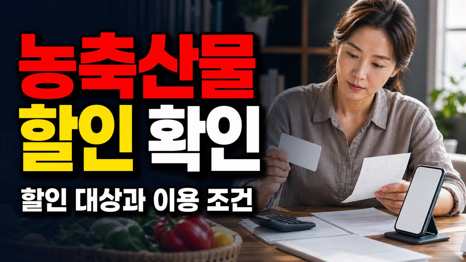 2026 여름 농축산물 할인, 8월 6일 종료·온누리상품권 2만원 환급은 확정됐나? 관련 핵심 정보를 상징적으로 보여주는 썸네일 이미지