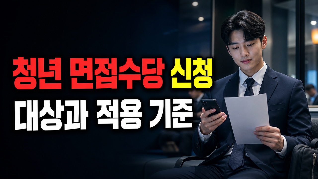 계좌입금이 아니다? 면접 1회 5만원 보은군 청년 면접수당 지급 방식 관련 핵심 정보를 상징적으로 보여주는 썸네일 이미지