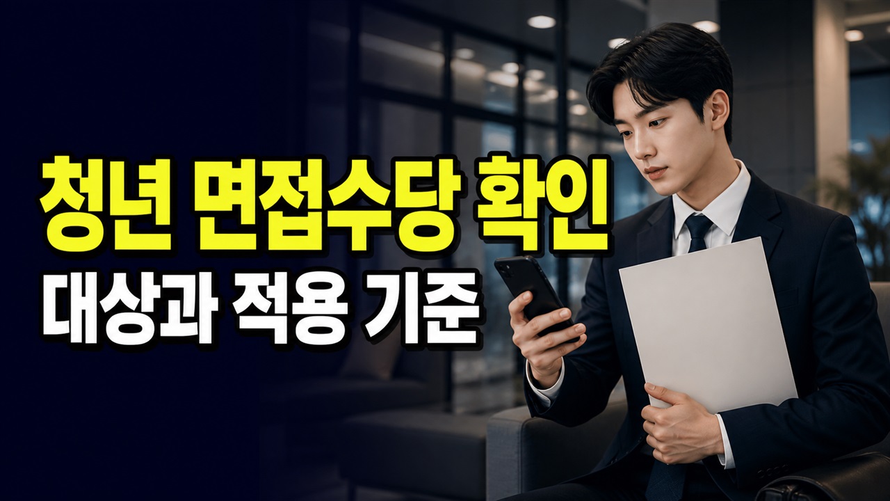 청년 면접수당 지원사업, 2026년 창원 신청 전 반드시 확인할 조건 관련 핵심 정보를 상징적으로 보여주는 썸네일 이미지
