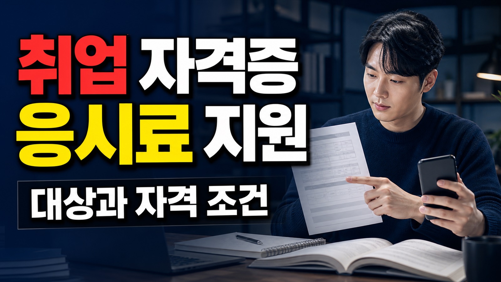 아산시 취업 자격증 응시료 지원, 12월까지 기다려도 될까? 예산 소진 전 확인할 순서 관련 핵심 정보를 상징적으로 보여주는 썸네일 이미지