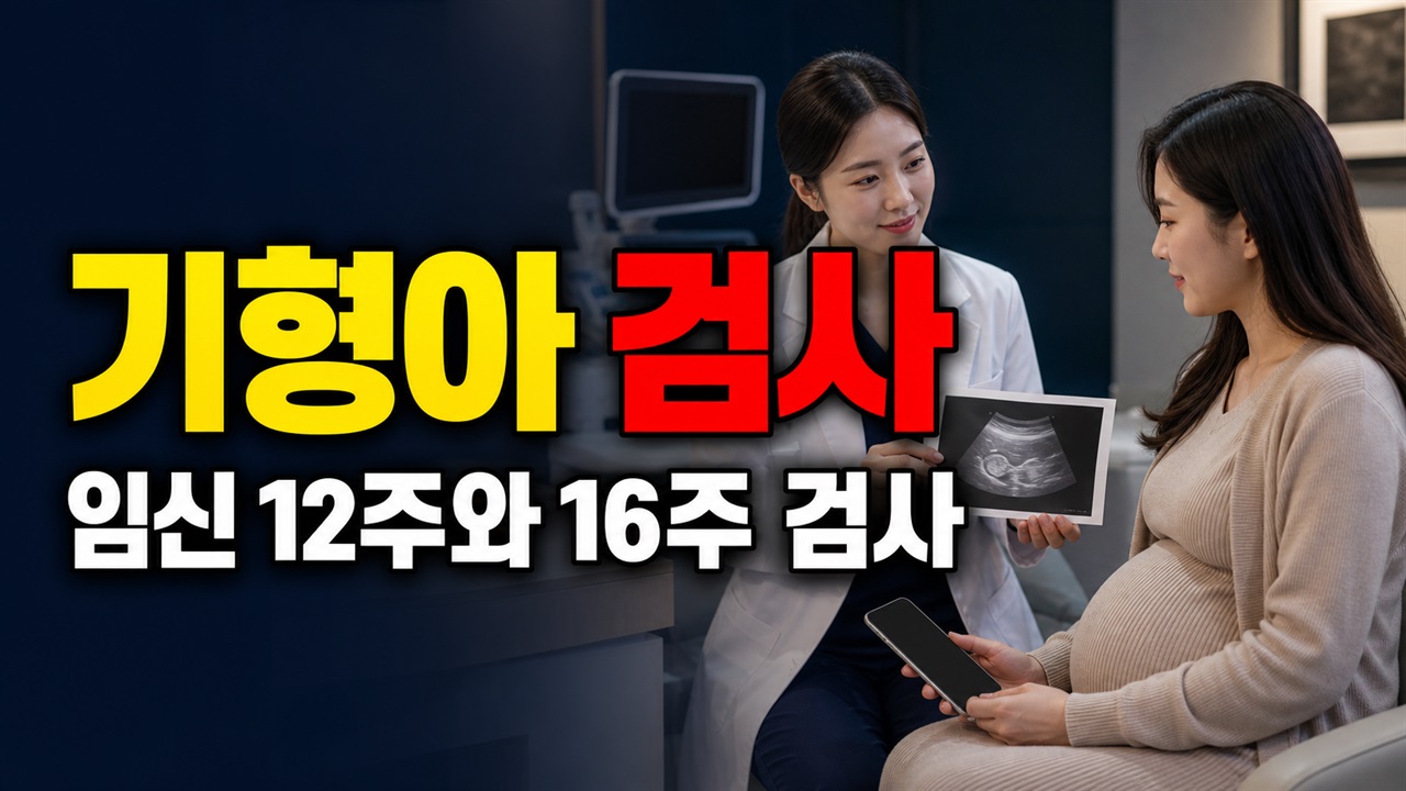 임신 12주와 16주, 기형아 검사비 쿠폰은 어떤 검사에 쓰일까 관련 핵심 정보를 상징적으로 보여주는 썸네일 이미지