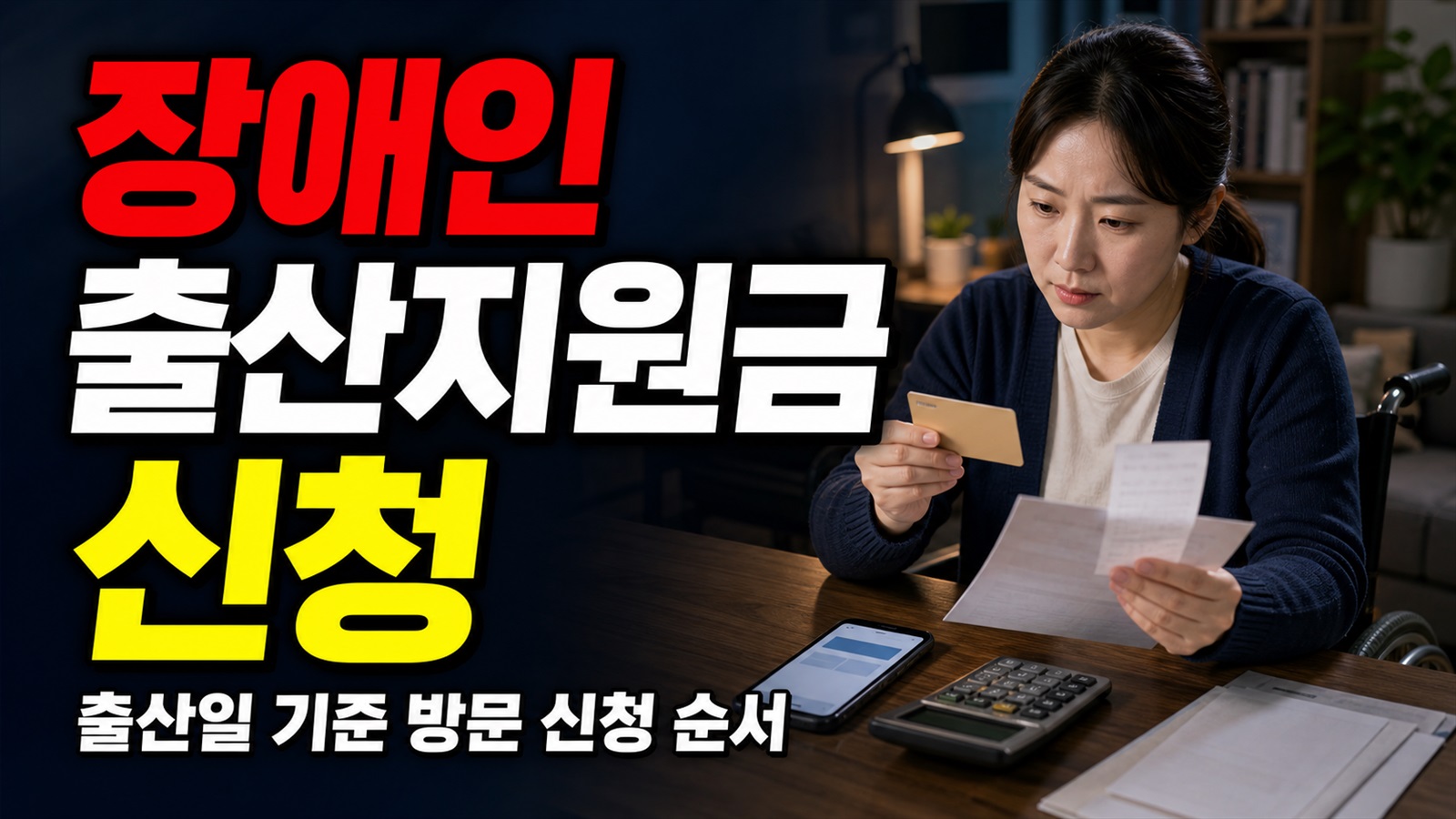 출산일 1년 지나기 전, 부천 장애인 출산지원금 방문 신청 순서 관련 핵심 정보를 상징적으로 보여주는 썸네일 이미지