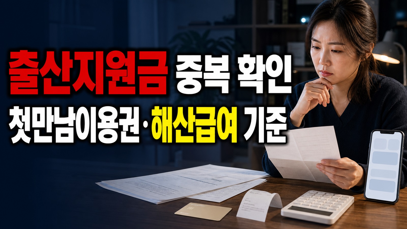 첫만남이용권·해산급여와 함께 받을 수 있나? 부천 장애인가정 출산지원금 중복 기준 관련 핵심 정보를 상징적으로 보여주는 썸네일 이미지