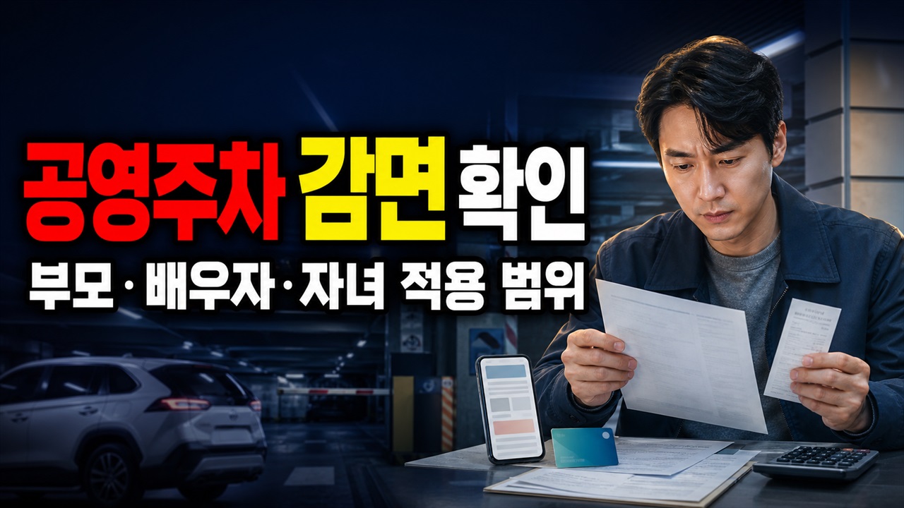 성동구 내 공영주차장 및 거주자우선주차장 요금 감면 부모·배우자·자녀도 가능한가? 성동구 병역명문가 공영주차 20% 감면 범위 관련 핵심 정보를 상징적으로 보여주는 썸네일 이미지