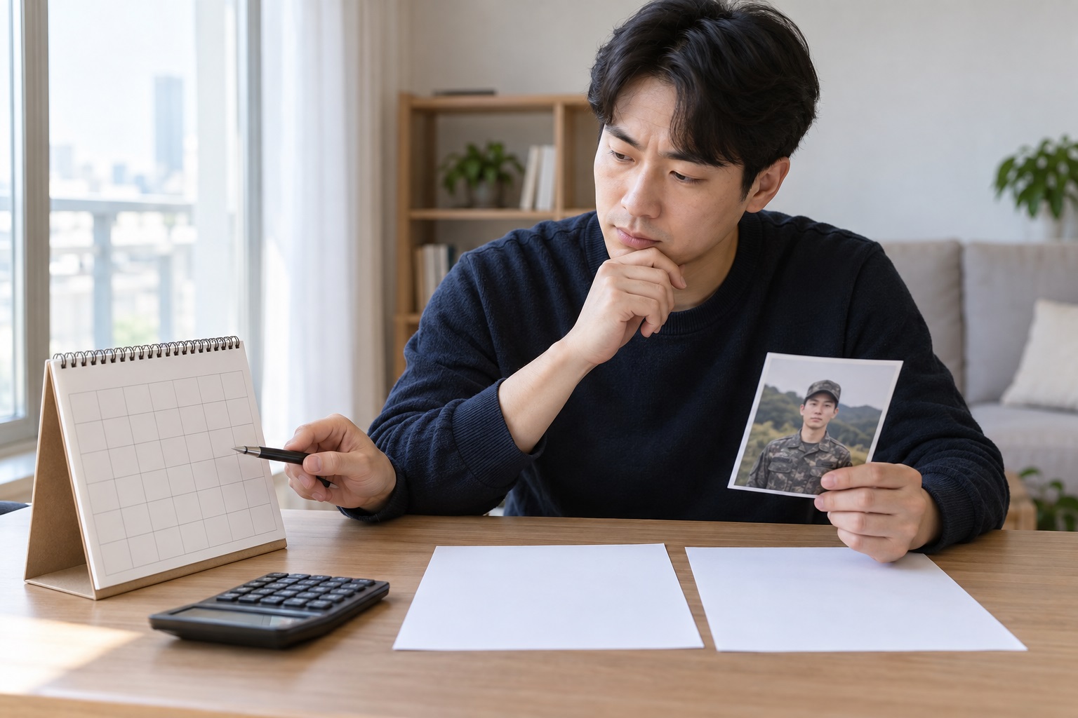 병역이행 기간은 최대 6년까지 어떻게 차감하나요? 내용을 설명하는 관련 이미지