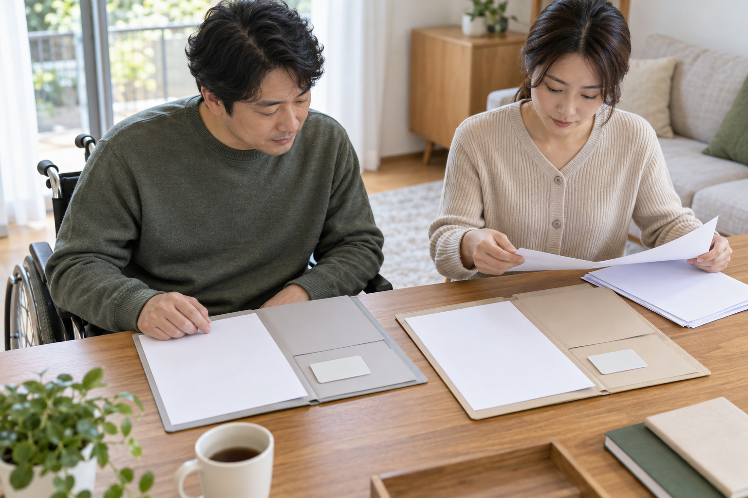 본인 방문 기본 서류와 대리 방문 추가 서류를 나눠 준비하세요 내용을 설명하는 관련 이미지