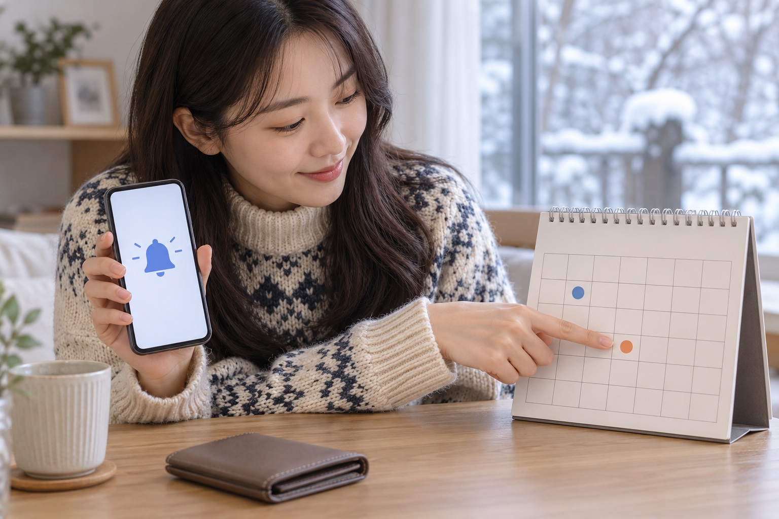 12월 초 통지와 12월 중 지급은 서로 다른 일정입니다 내용을 설명하는 관련 이미지