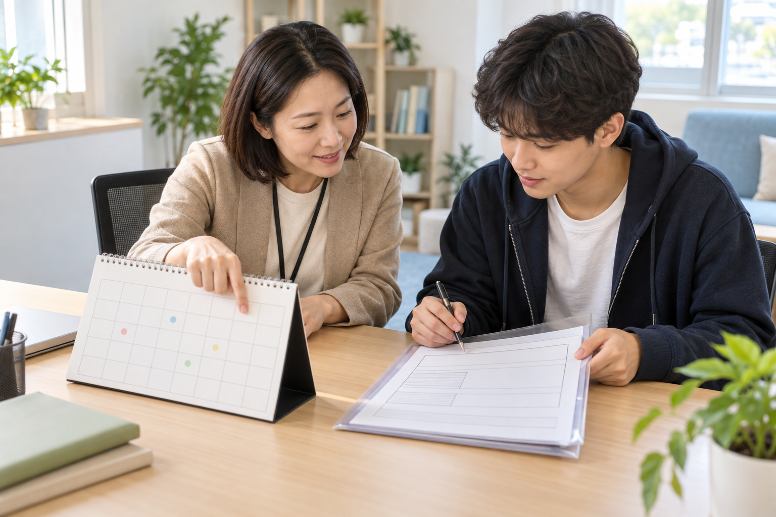자립교육 일정과 의무교육확인서는 먼저 연결해 준비하세요 내용을 설명하는 관련 이미지