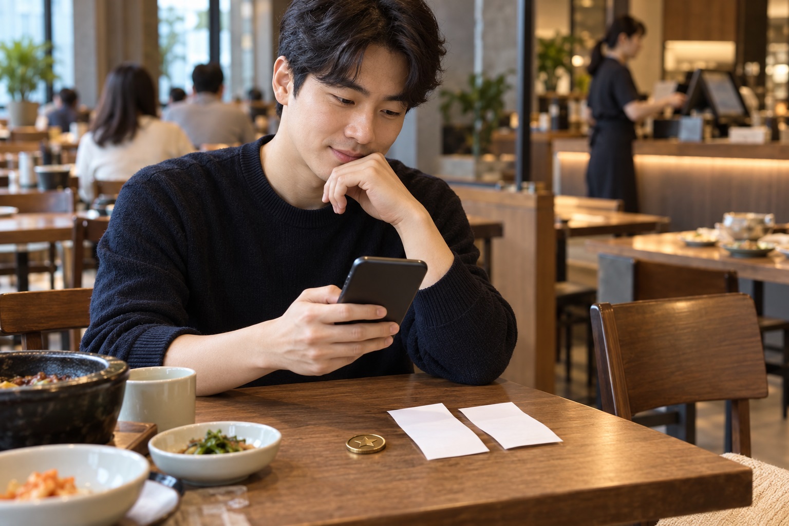 1인당 1회는 매장마다 한 번이라는 뜻이 아닙니다 내용을 설명하는 관련 이미지