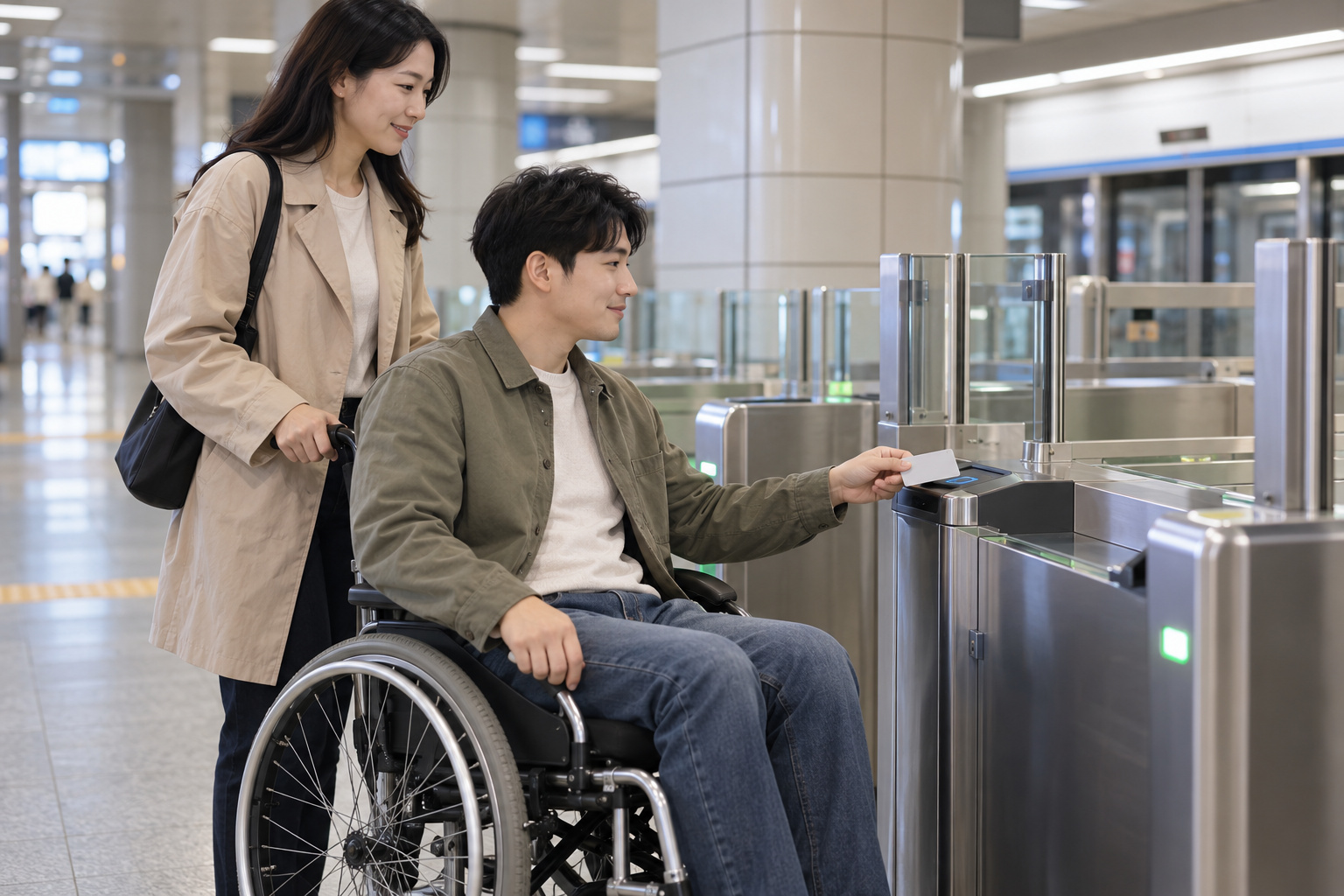 장애인 본인과 동승보호자의 대상 조건을 구분하세요 내용을 설명하는 관련 이미지
