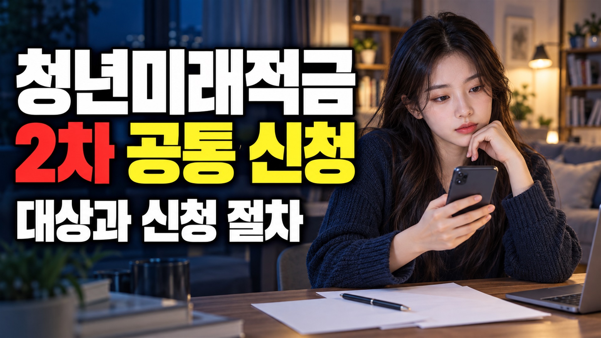 짝수년생은 10월 8일 접수, 청년미래적금 2차 공통 신청일은? 관련 핵심 정보를 상징적으로 보여주는 썸네일 이미지