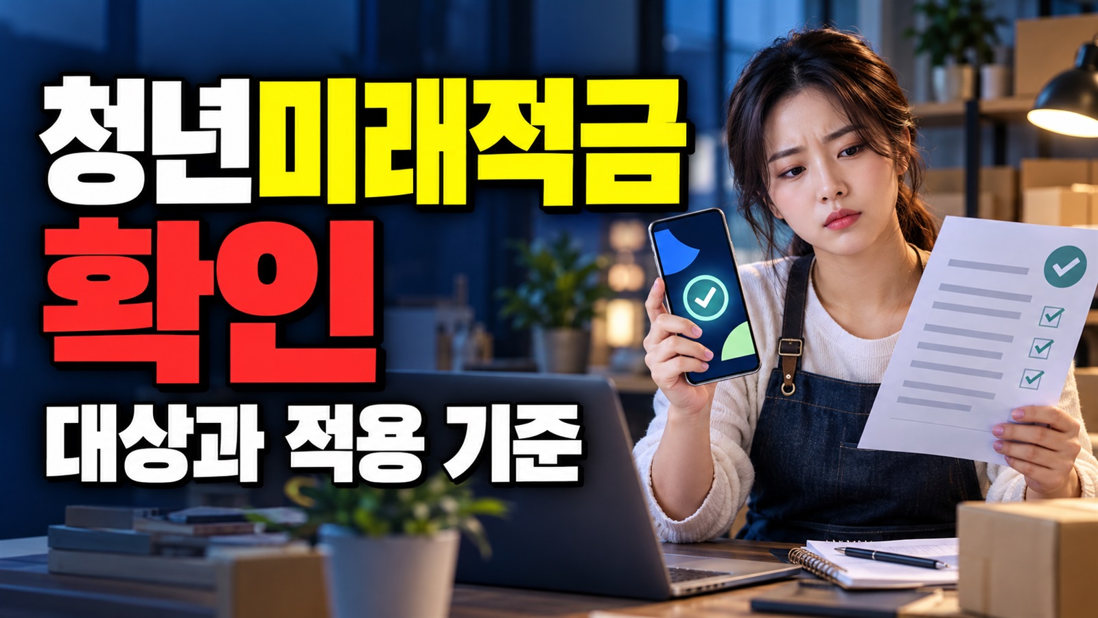 서류 없이 신청한다지만 소상공인은 먼저 발급할 것, 청년미래적금 확인서에서 보는 청년미래적금 토스뱅크 2차 신청 관련 핵심 정보를 상징적으로 보여주는 썸네일 이미지