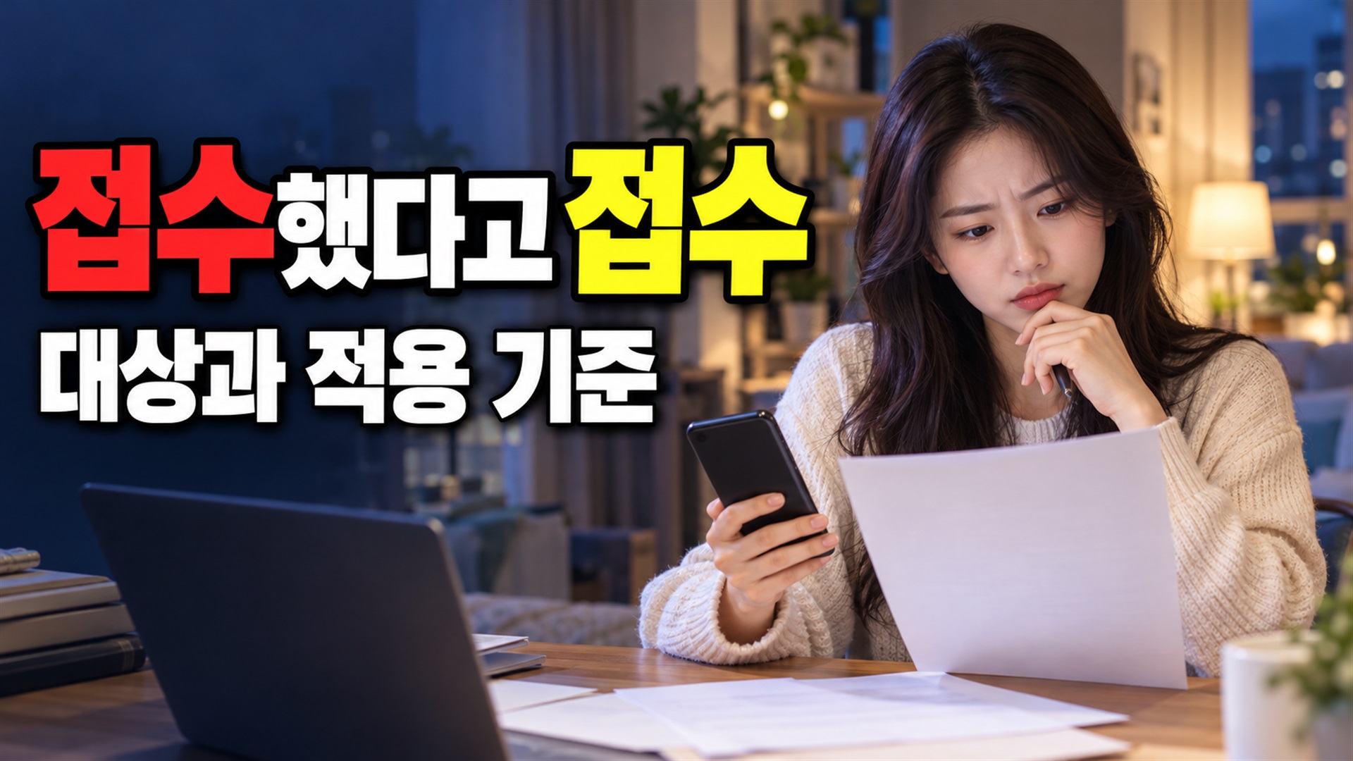 접수했다고 바로 납입하지 않는다: 청년미래적금 2차 심사 후 계좌개설 관련 핵심 정보를 상징적으로 보여주는 썸네일 이미지